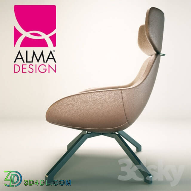 Arm chair - Armchair X 2BIG by ALMA DESIGN