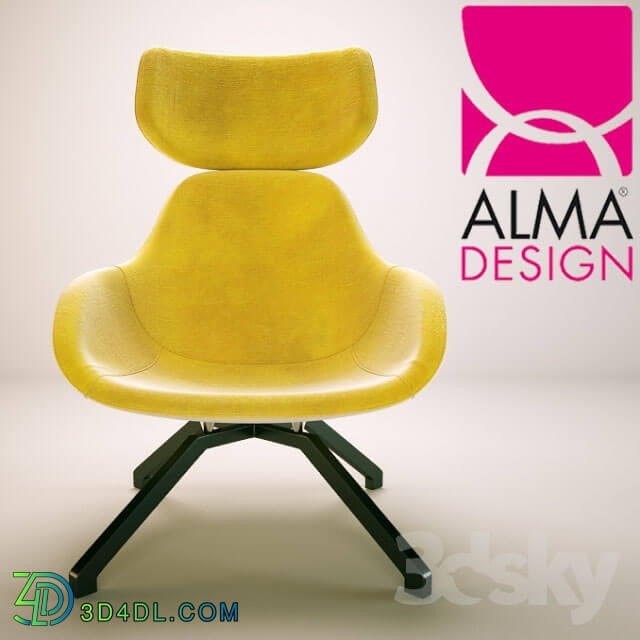 Arm chair - Armchair X 2BIG by ALMA DESIGN