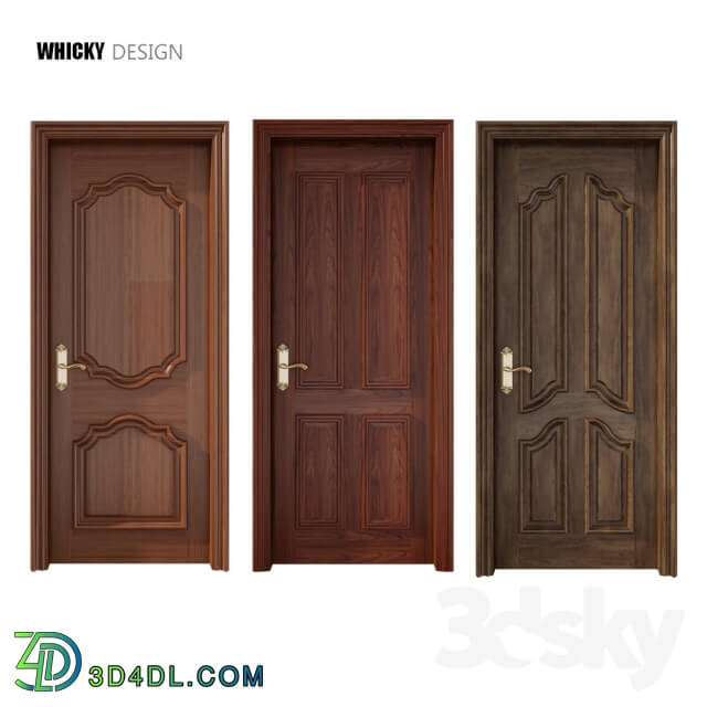 Doors - wood door part3