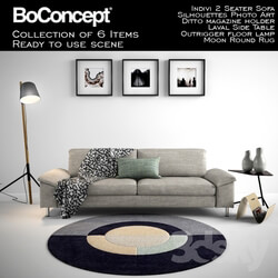 Other BoConcept Indivi 2 Seater Sofa with full scene 