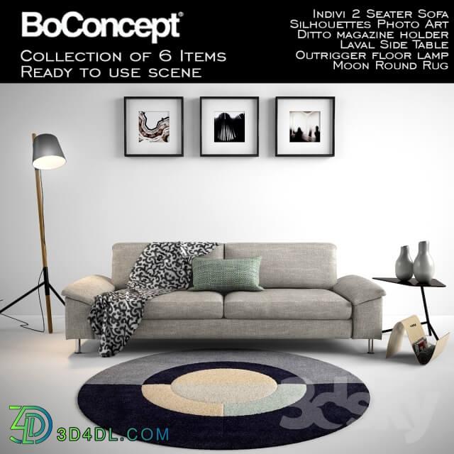 Other BoConcept Indivi 2 Seater Sofa with full scene