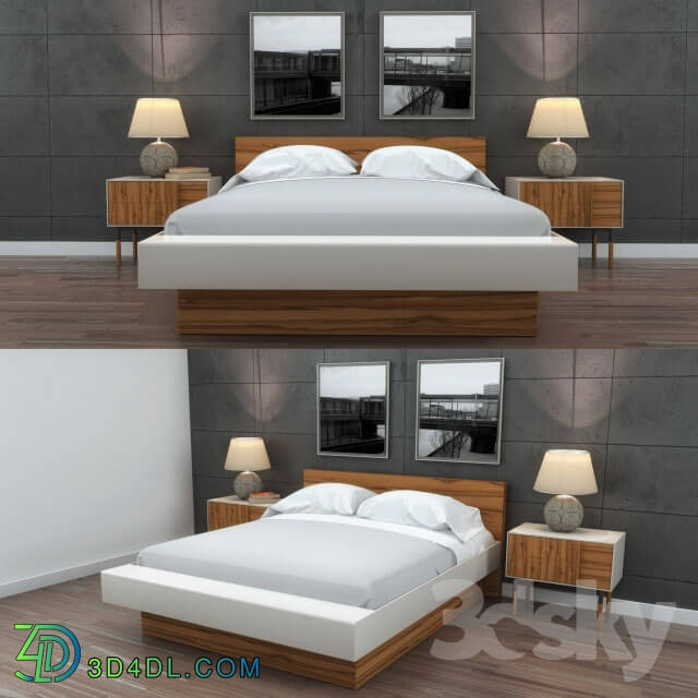 Bed - Bedroom Set 1