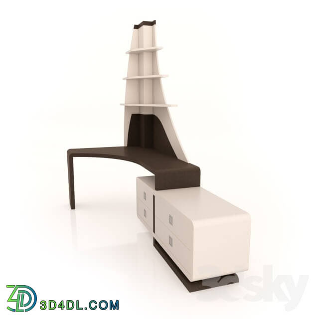 Table - Art Way - Desk Canto Modern