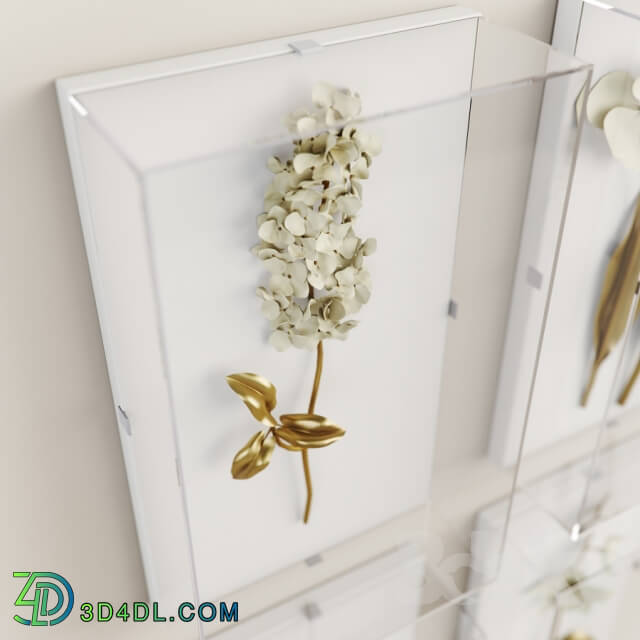 Other decorative objects - flower metal decor