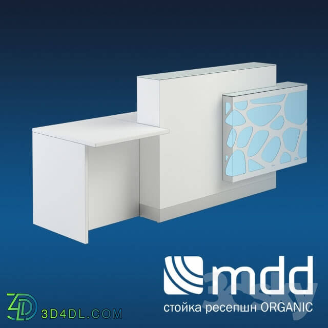 Office furniture - Front desk Organic_ MDD