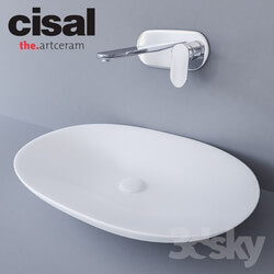Wash basin - Sink Artceram La Fontana and Cisal LineaViva 