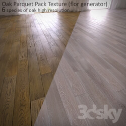 Other decorative objects - 6 species of oak parquet _MultiTexture _ FloorGenerator_ 