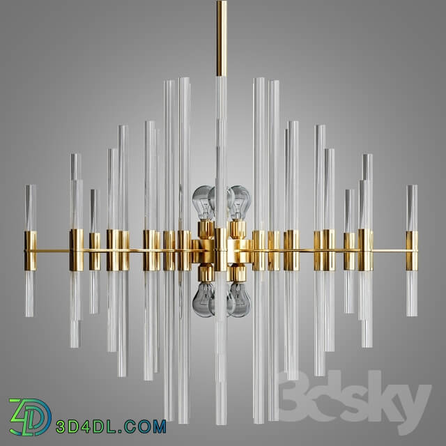 Ceiling light - Galaxy Chandelier - Aged Brass