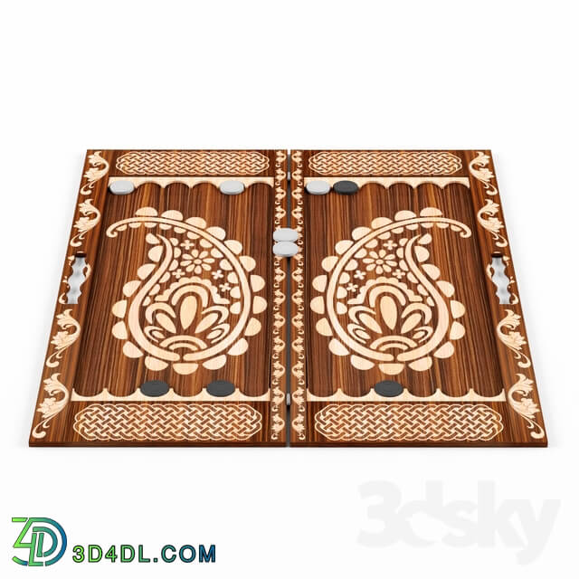 Other decorative objects - Backgammon board-Azerbaijan