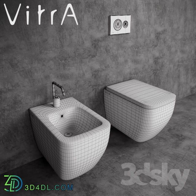 Toilet and Bidet - Toilet and bidet Vitra Shift