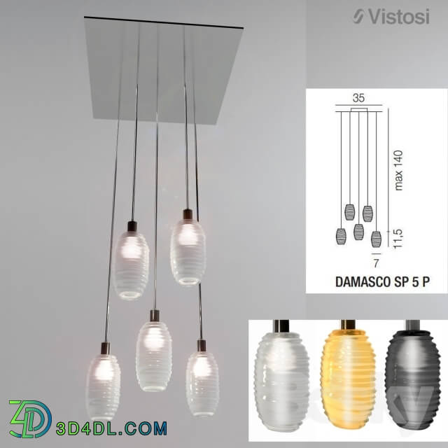 Ceiling light - Damasco SP 5 P