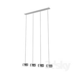 Ceiling light - 39007 LED suspension CORLIANO_ 4х5W _LED__ L910_ H1660_ steel_ chrome _ crystal 