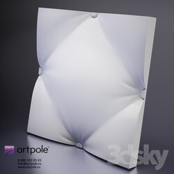 3D panel - Plaster 3d panel Ampir from Artpole 