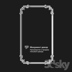 Decorative plaster - OM Architectural mirror ST 04 