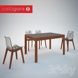 Table _ Chair - Calligaris dining group 