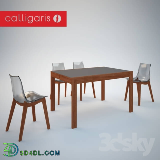 Table _ Chair - Calligaris dining group