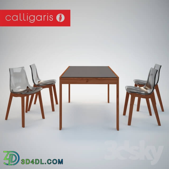 Table _ Chair - Calligaris dining group