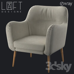 Arm chair - Chair LoftDesigne 1670 model 