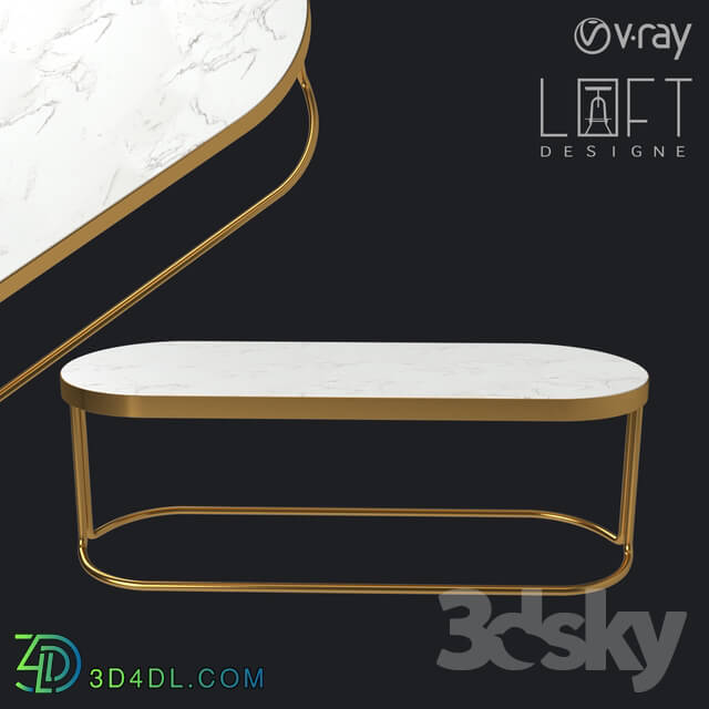 Table - Coffee table LoftDesigne 60102 model