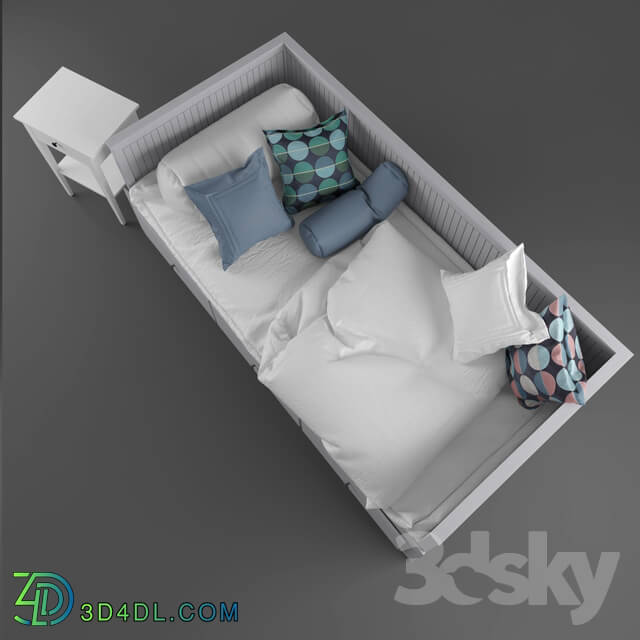 Bed - Ikea Hemnes Bed 2