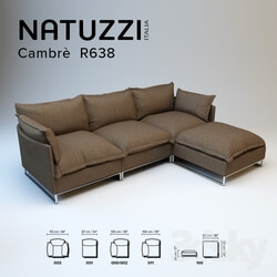 Sofa - Natuzzi _ Cambre R638 