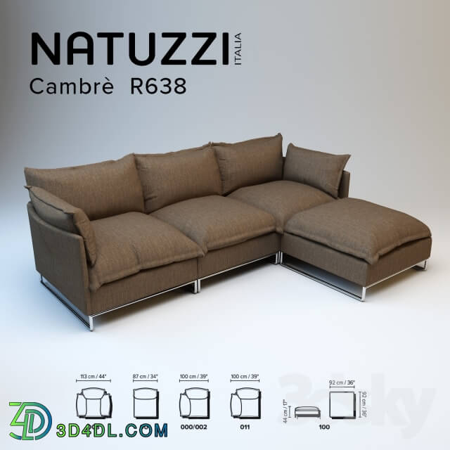 Sofa - Natuzzi _ Cambre R638