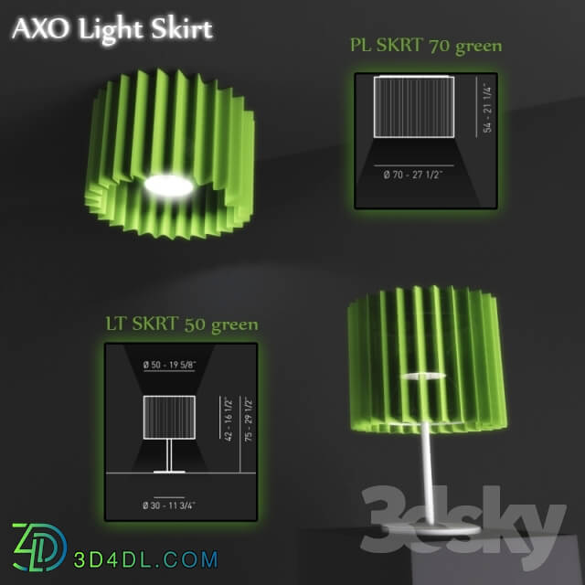 Ceiling light - AXO Light _ Skirt