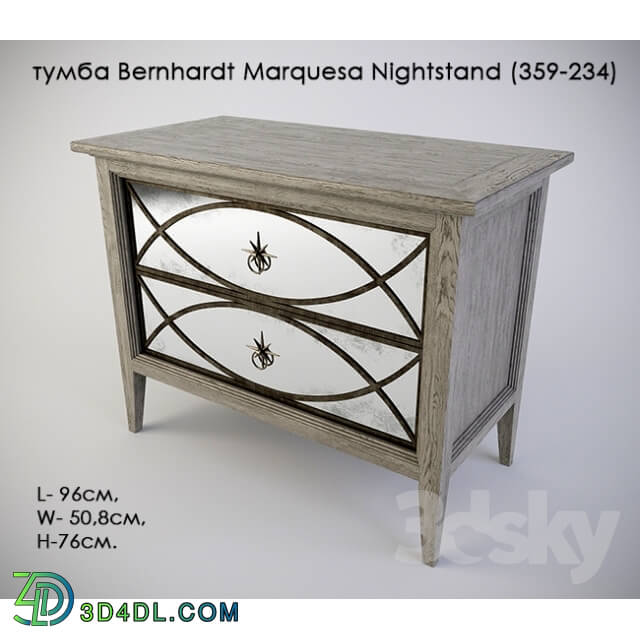 Sideboard _ Chest of drawer - Drawers Bernhardt Marquesa Nightstand _359-234_