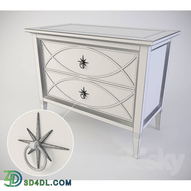 Sideboard _ Chest of drawer - Drawers Bernhardt Marquesa Nightstand _359-234_