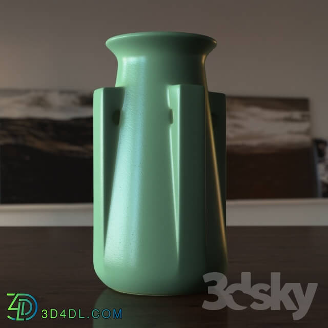 Vase - Teco Four Buttress Vase