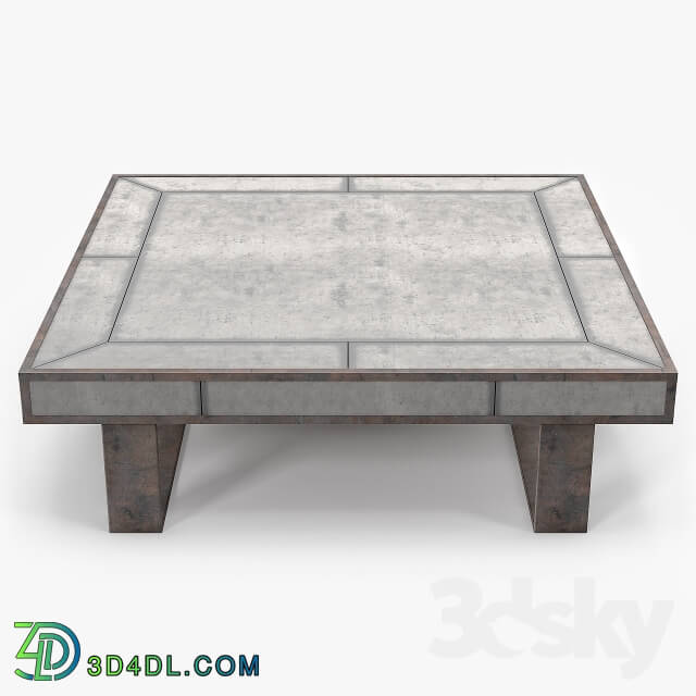 Table - Louise Bradley Antique Mirror Coffee Table