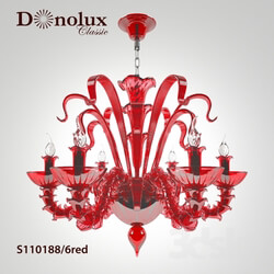 Ceiling light - Chandelier Donolux S110188 _ 6red 