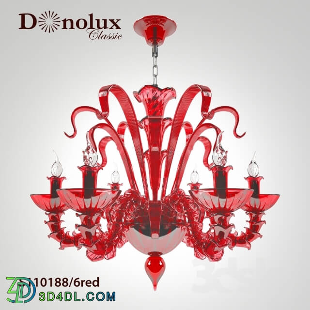 Ceiling light - Chandelier Donolux S110188 _ 6red