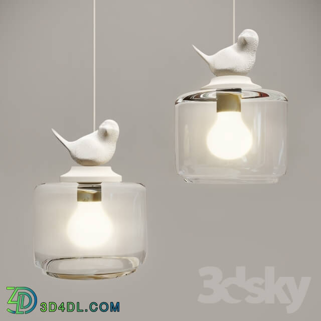 Ceiling light - Loft Industry Glass Bird Pendant