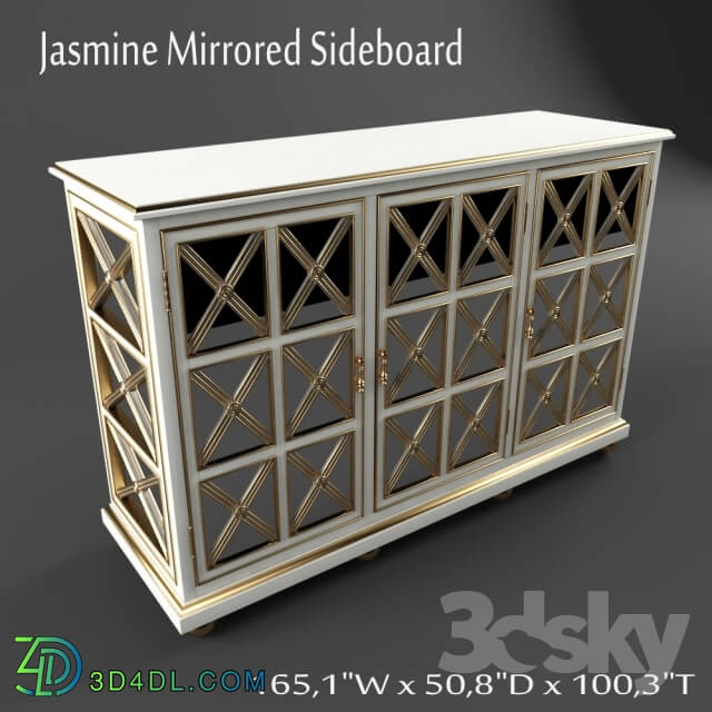 Sideboard _ Chest of drawer - Mirror Chest _ sideboard