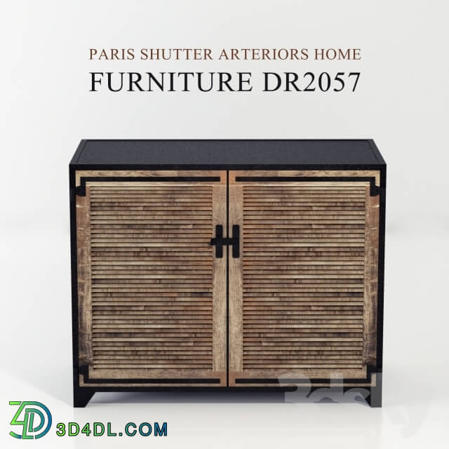 Sideboard _ Chest of drawer - Paris Shutter Cabinet