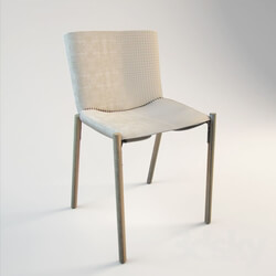 Chair - Tanned leather chair Manufacturer Kristalia design 