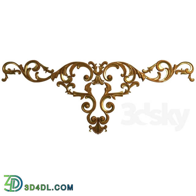 Other decorative objects - profi Carved decorative element