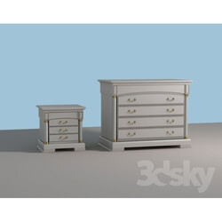 Sideboard _ Chest of drawer - Chest of drawers and bedside table 