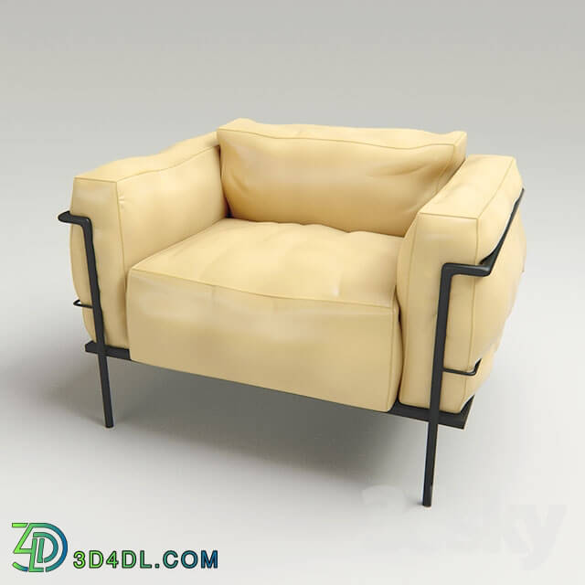 Arm chair - Leather seat