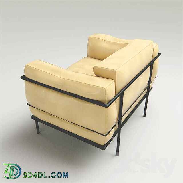 Arm chair - Leather seat