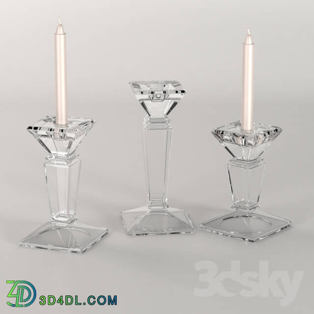 Other decorative objects - bohemian candlesticks