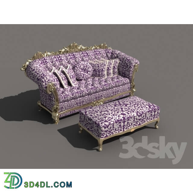 Sofa - Classic Sofa _ Ottoman