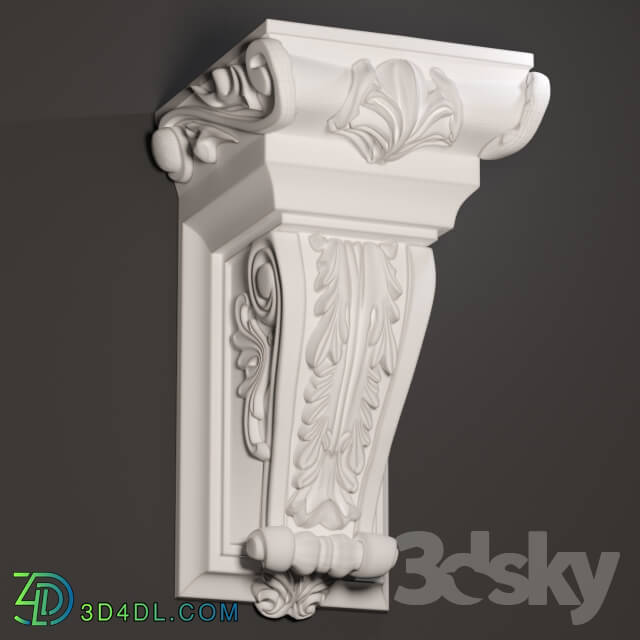 Decorative plaster - Fretwork_ Capital