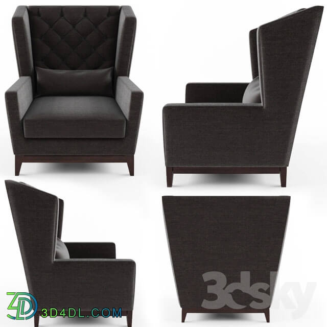 Arm chair - Armchair Aurora Lounge Asnaghi