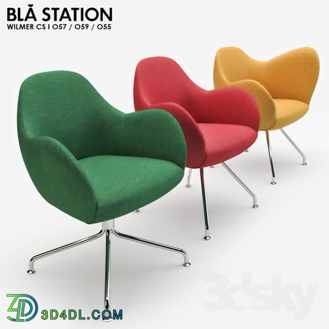 Arm chair - Bla Station Wilmer Armchair Set