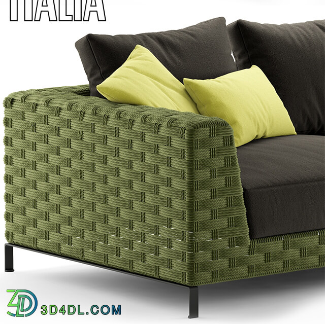 Sofa - Sofa bebitalia Ray Outdoor Natural