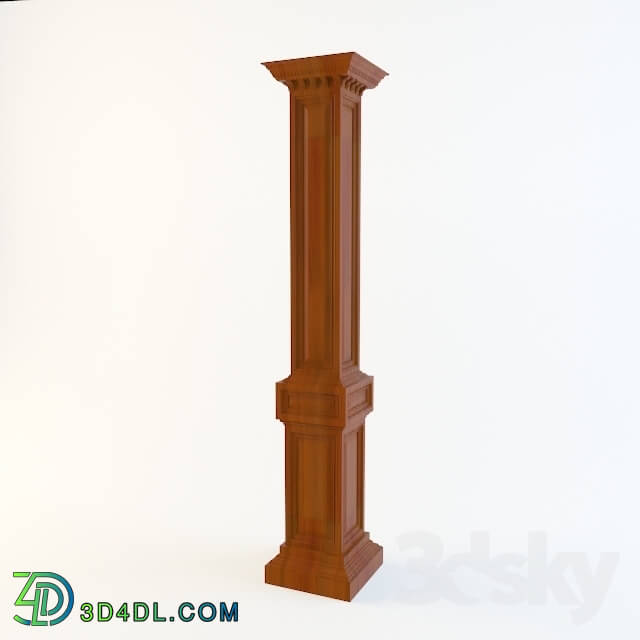 Other decorative objects - Classic wooden column