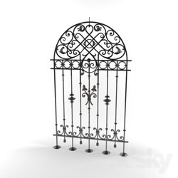 Other architectural elements - forged fence 