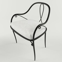 Chair - Forged chair with armrests Classic 